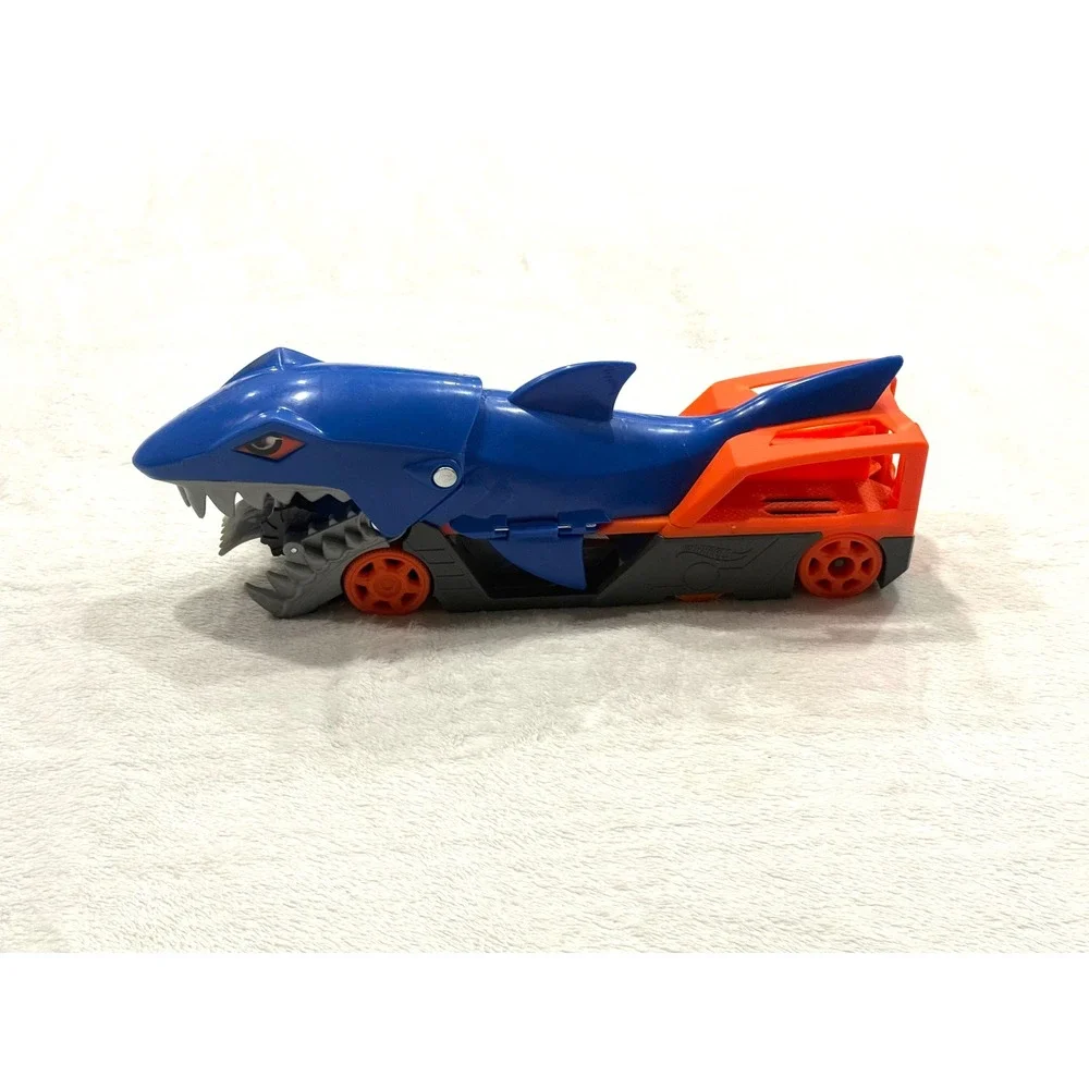 Hot Wheels Shark Chomp Transporter GVG36 Blue Orange Mattel 2020‎ Toy Truck